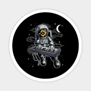 Astronaut Organ Binance BNB Coin To The Moon Crypto Token Cryptocurrency Blockchain Wallet Birthday Gift For Men Women Kids Magnet